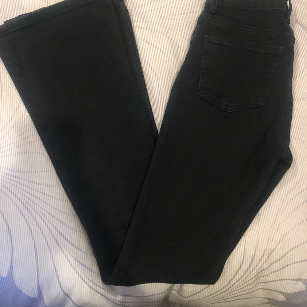 Brandy Melville John Galt Black Flare Jeans